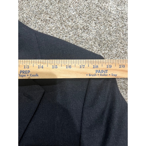 Lauren Ralph Lauren Wool Cashmere Blazer Charcoal Grey Sport Coat Made in Canada - Picture 11 of 11